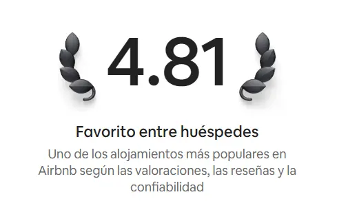 Calificación Airbnb